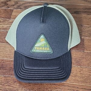 Yamaha Black and Tan Adventure Snapback Cap/hat